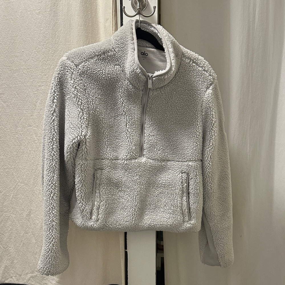 Alo Yoga Mockneck Sherpa 1/2 Zip